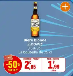 Coccinelle Supermarché 3 MONTS Bière blonde offre