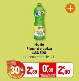 Coccinelle Supermarché LESIEUR Huile Fleur de colza offre