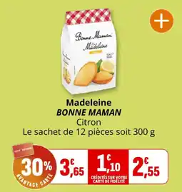 Coccinelle Supermarché Bonne Maman Madeleine offre