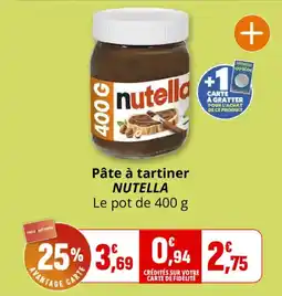 Coccinelle Supermarché Nutella Pâte à tartiner offre
