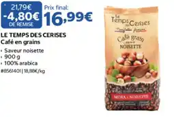 Costco Le Temps des Cerises Café en grains offre