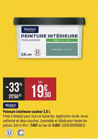 Nuance Peinture intérieure