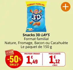 Coccinelle Supermarché Lay's Snacks 3D offre