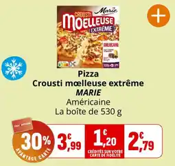 Coccinelle Supermarché MARIE Pizza Crousti moelleuse extrême offre