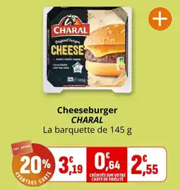 Coccinelle Supermarché CHARAL Cheeseburger offre