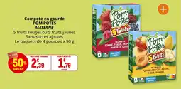 Coccinelle Supermarché Pom'Potes Compote en gourde offre