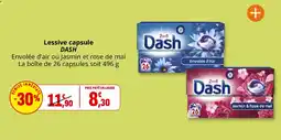 Coccinelle Supermarché Dash Lessive capsule offre