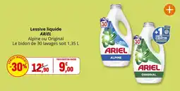 Coccinelle Supermarché ARIEL Lessive liquide offre