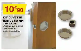 Bricomarché Kit cuvette ronde 50 mm offre