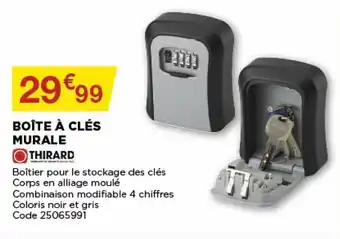 Boîte à clés murale