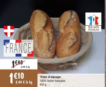 Migros Pain d'alpage offre