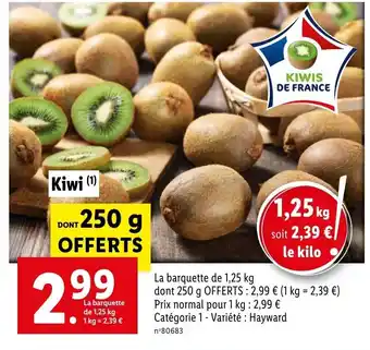 Lidl Kiwi offre
