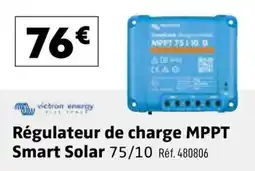 Narbonne accessoires Victron energy régulateur de charge mppt smart solar 75/10 offre