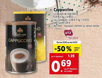 Lidl Cappuccino offre