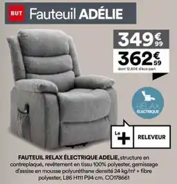 BUT Adelie Fauteuil relax electrique offre