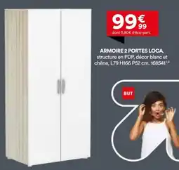 BUT Loca armoire 2 portes offre