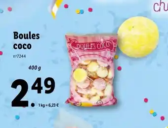 Lidl Boules coco offre