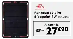 Narbonne accessoires EZ Panneau solaire d'appoint 5W offre