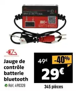 Narbonne accessoires JBC+ Jauge de contrôle batterie bluetooth offre