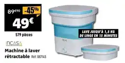 Narbonne accessoires INCASA Machine à laver rétractable offre
