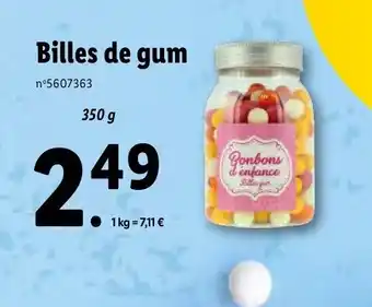 Billes de gum