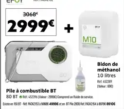 Narbonne accessoires EPOY Pile à combustible BT offre