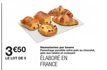 Monoprix Viennoiseries Pur Beurre offre