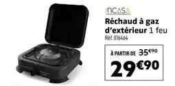 Narbonne accessoires INCASA Réchaud à gaz d'extérieur 1 feu offre