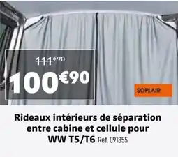 Narbonne accessoires SOPLAIR Rideaux intérieurs de séparation offre