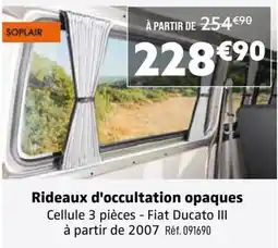 Narbonne accessoires SOPLAIR Rideaux d'occultation opaques offre
