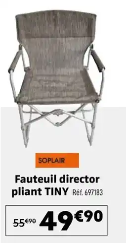 Narbonne accessoires SOPLAIR Fauteuil director pliant TINY offre