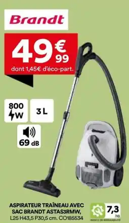 BUT Brandt Aspirateur traîneau offre