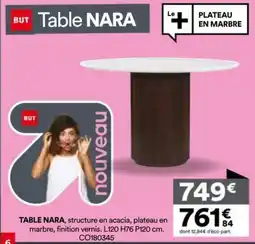 BUT But table nara offre