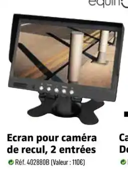 Narbonne accessoires equinEcran pour caméra de recul, 2 entrées offre