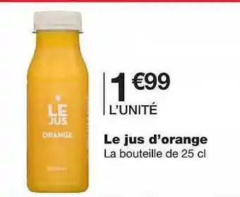 Monoprix Le Jus D'orange offre