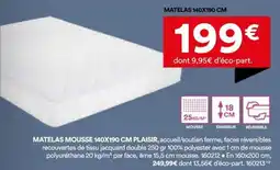 BUT Mattelas mousse plaisir offre