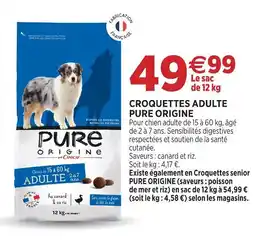 Delbard Pure origine croquettes adulte pure origine offre