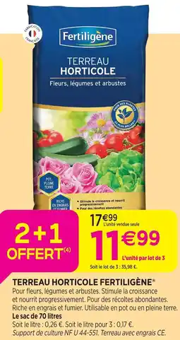 Delbard Fertiligène terreau horticole fertiligène offre