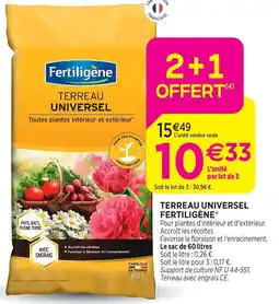 Delbard Fertiligène terreau universel fertiligène offre