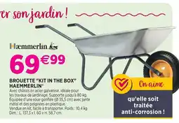 Delbard Haemmerlin brouette kit in the box haemmerlin offre