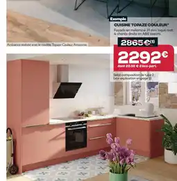 Gedimat Cuisine topaze couleur offre