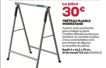 Tréteau pliable workstand