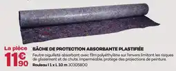 Gedimat Bâche de protection absorbante plastifiée offre