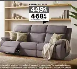 BUT Canapé 3 places offre