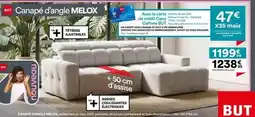 BUT Total - canapé d'angle melox offre