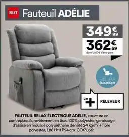 BUT Adélie - fauteuil relax électrique adelie offre