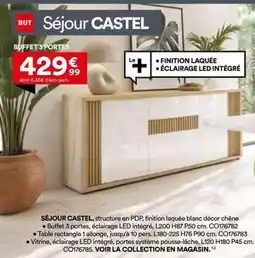 BUT Chêne - séjour castel offre