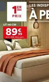 BUT Lit 140 cm offre