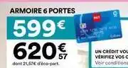 BUT Armoire 6 portes offre