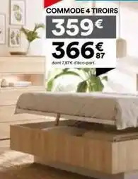 BUT Commode 4 tiroirs offre
